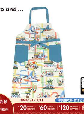 niko and ...PUPPET SUNSUN联名系列2025新款潮流创意围裙578440