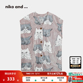 niko 日系童趣动物马甲588055 新款 and ...防寒系列马甲2025冬季