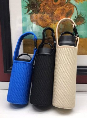 虎牌保温杯套400ml600ml800ml水壶套长背带男女学生保护水杯袋子