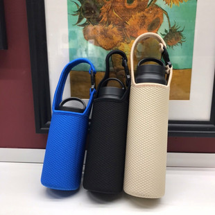 虎牌保温杯套400ml600ml800ml水壶套长背带男女学生保护水杯袋子