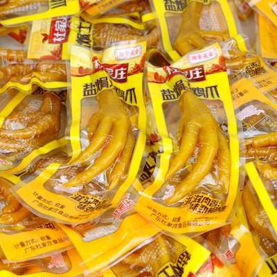 广东特产杜家庄盐焗500g凤爪真空