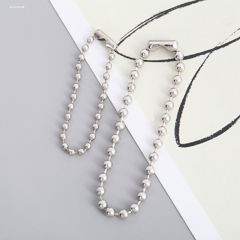 diy饰品配件铁质珠链包装链 链条吊牌链项链 钥匙链2.4MM,饰品/流行首饰/时尚饰品新,链条,淘宝优惠券,粉丝福利购,淘宝优惠卷