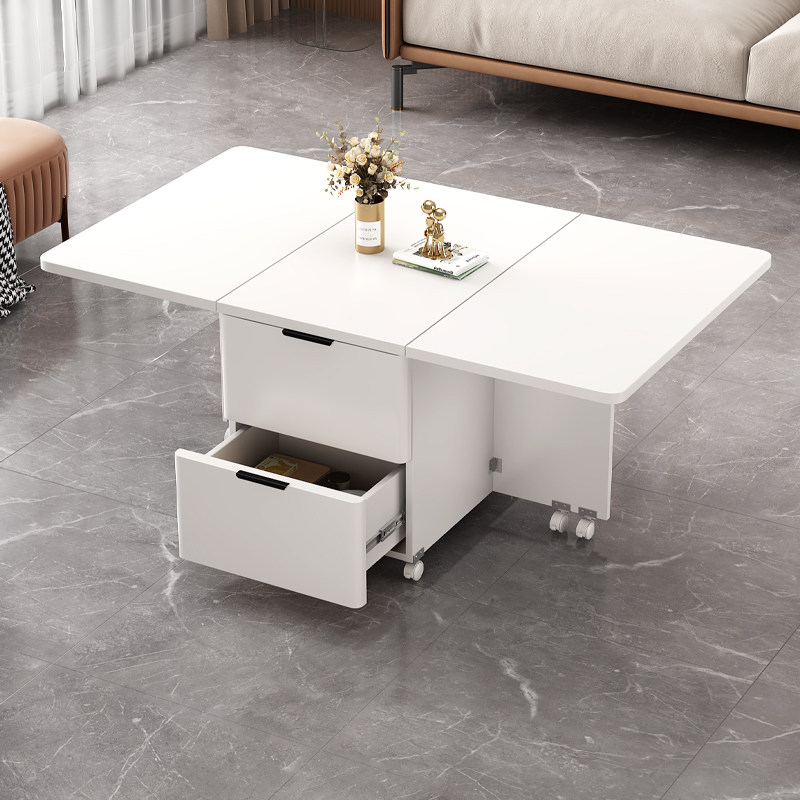 家用小户型茶几边几餐桌多用途带轮神器可移动折叠多功能吃饭拉车,3C数码配件,手机屏幕放大器,淘宝优惠券,粉丝福利购,淘宝优惠卷