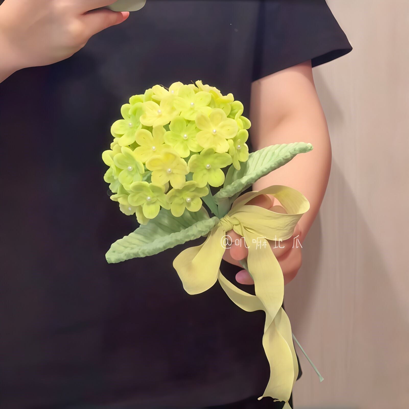 绣球花diy扭扭棒材料包送闺蜜新婚手作礼物自制手捧花七夕节花式