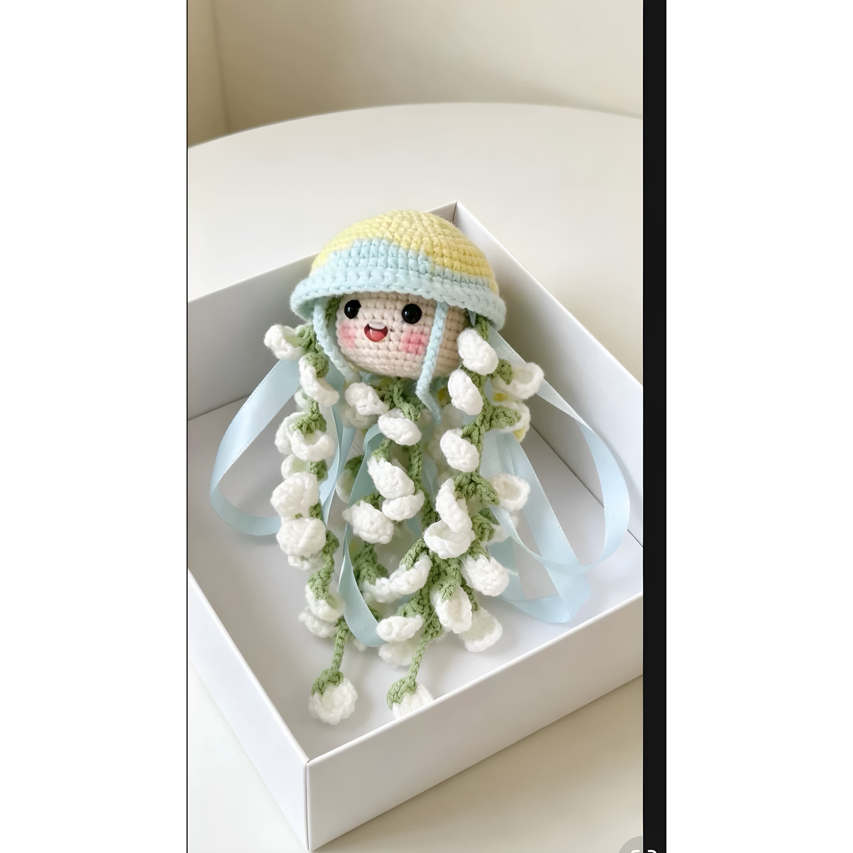 新品槐海精灵挂件毛线钩织diy材