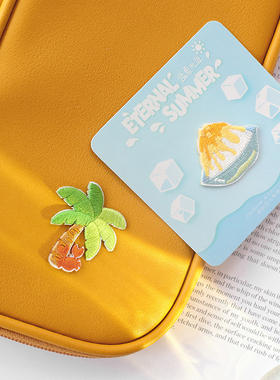 夏日海边吊带泳裤卡通刺绣布贴龙骧包衣服swith自粘贴补丁装饰贴