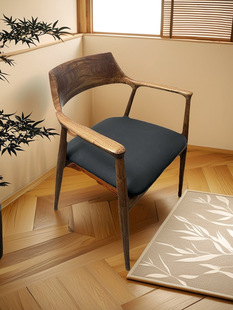 博伊肯尼迪总统岛椅斯堪的纳维亚实木椅耐用家居客厅办公椅靠背椅