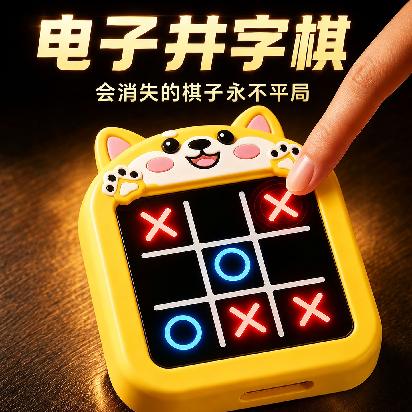 2026新款井字棋掌上游戏机儿童开发智力电子多功能对战玩具男女孩