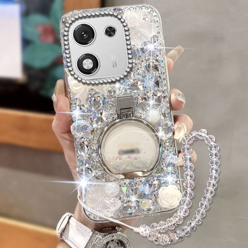 高端奢华镶钻手机壳，不掉钻，不发黄