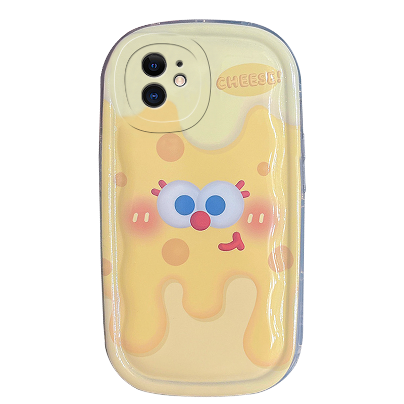 海绵宝宝全包镜头气垫软壳适用iPhone 11手机壳新款11promax高级感SE3苹果14女款12PRO硅胶13防摔X