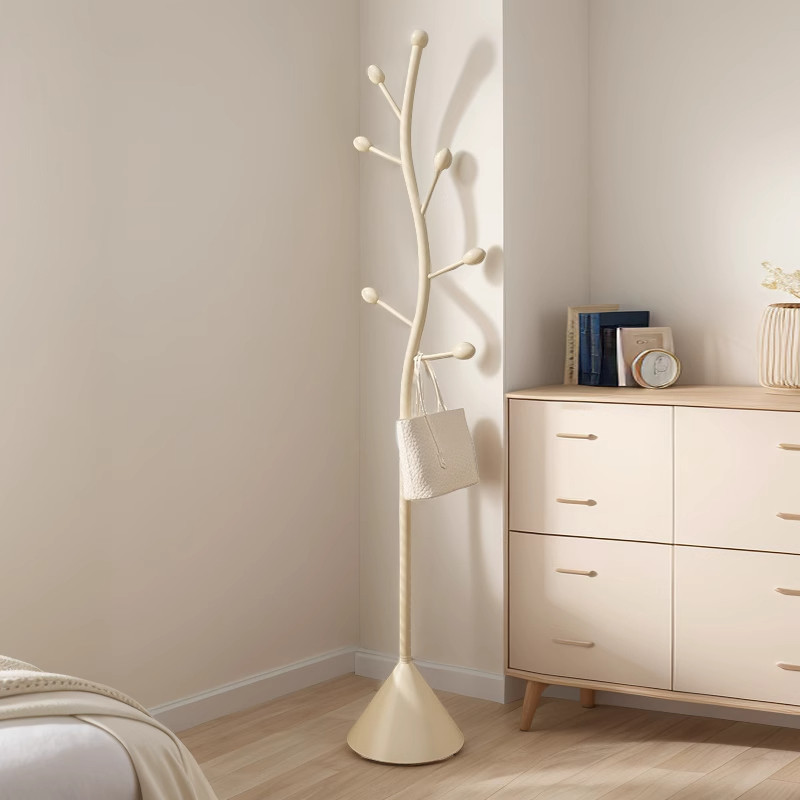 衣帽架卧室立式挂衣架轻奢家用入户门口落地衣架隔夜衣服收纳神器