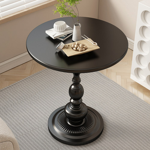 客厅边几茶几小圆桌子