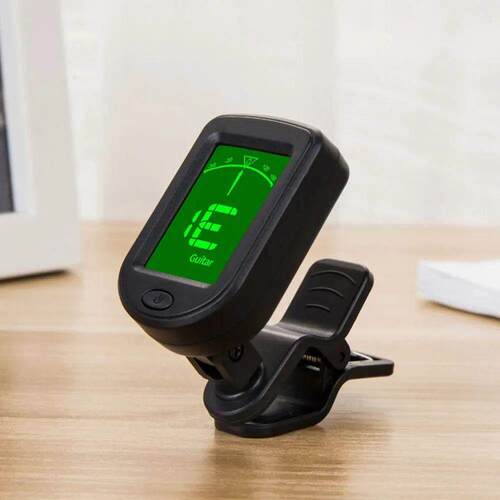 JT-02 Clip-On Electronic Guitar Tuner Digital Tone Tuner for