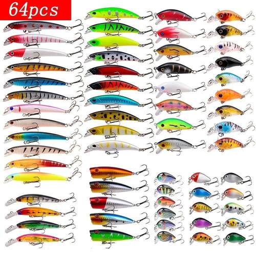 Fishing Lure Set Fishing Hard Bait Mini Minnow Floating Swin