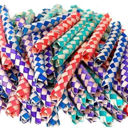 5 PCS Creativity DIY Finger Traps Classic Natural Chinese Ba