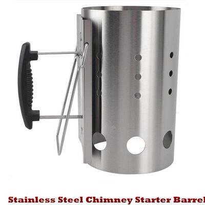 Chimney Starter Barrel Fire Starting Grill Rapidfire