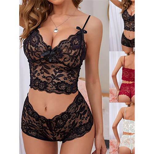 Sexy Lingerie Shorts Lace Vest Camisole Tube бельё