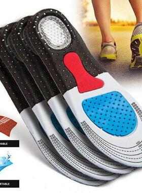 Men Gel Orthotic Sport Running Insoles Insert Shoe Pad Arch