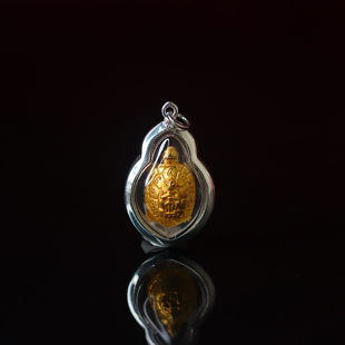 泰年福 泰牌正品 龙婆安南 2555龟龟 项链 纯银壳