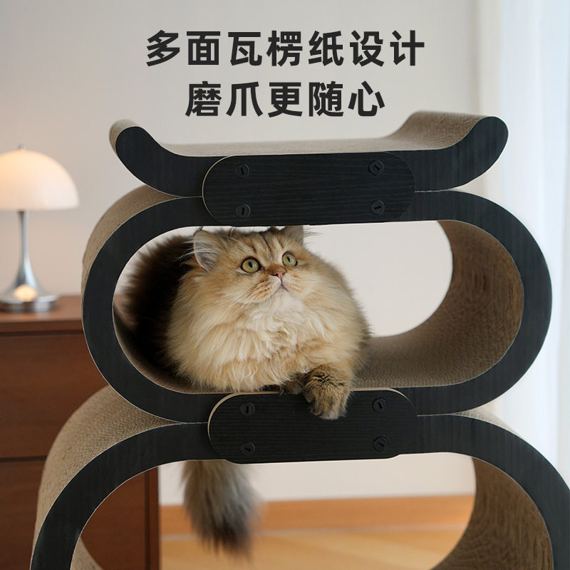 大号葫芦猫抓板瓦楞纸窝图片