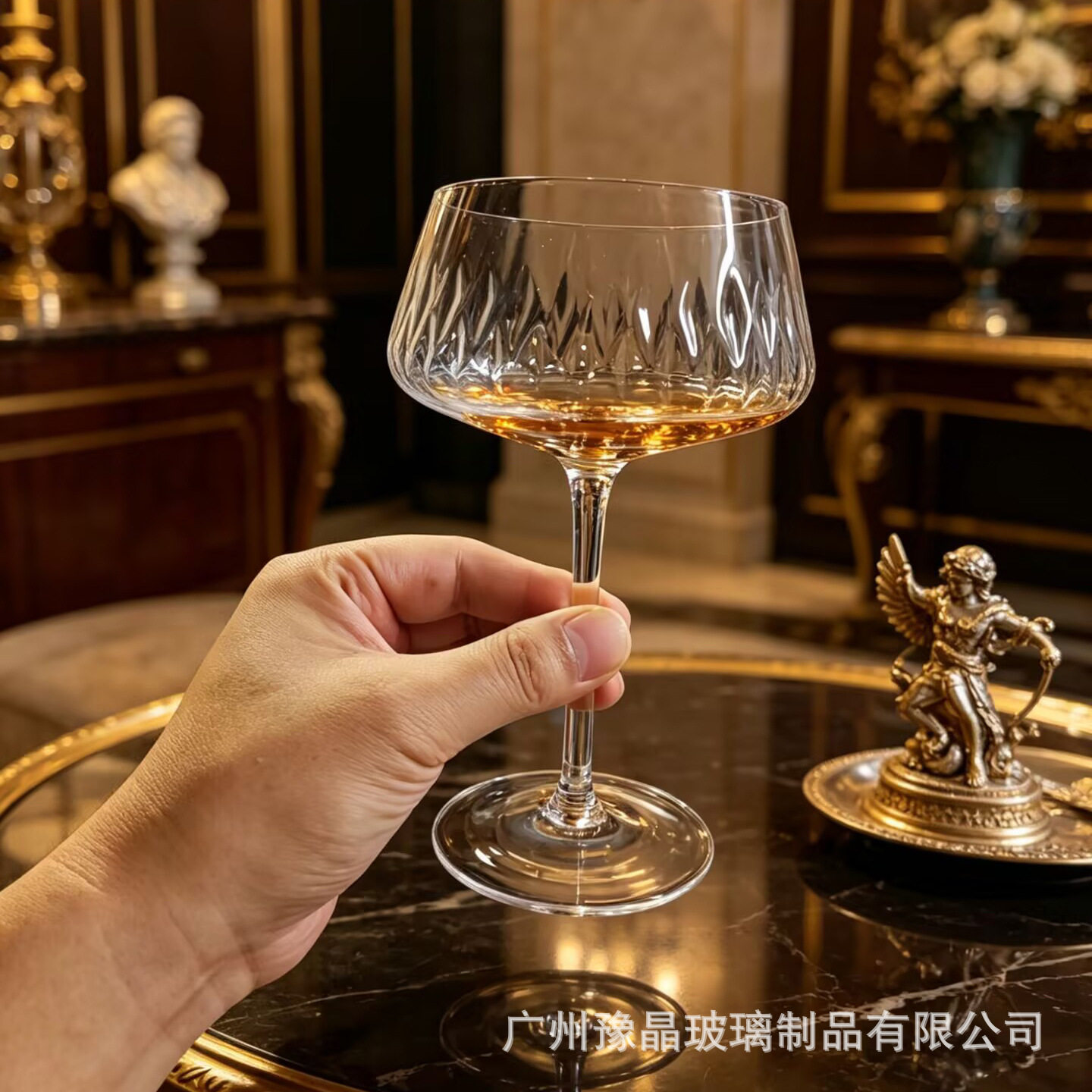 小众法式高级感水晶玻璃