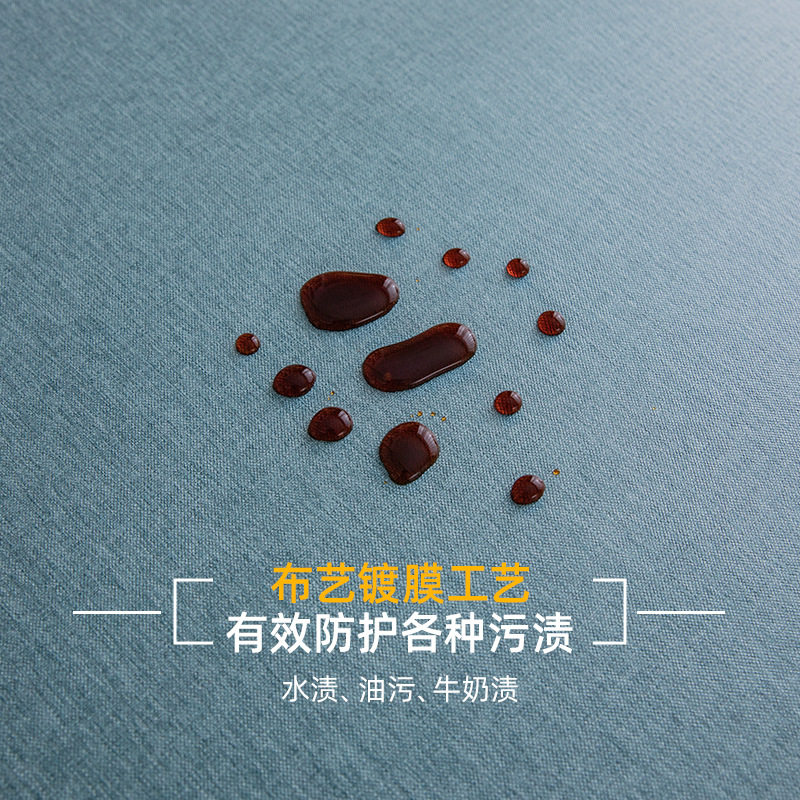 现货纯色棉麻布艺桌布防水防油免洗高级感轻奢酒店民宿餐桌垫桌布