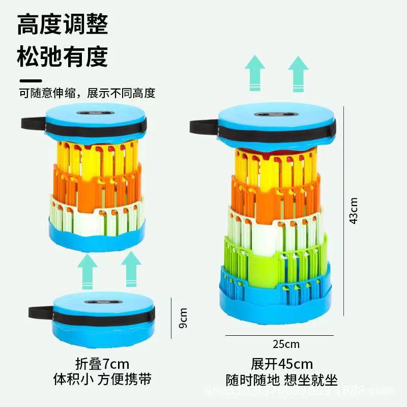 户外便捷折叠凳塑料椅旅