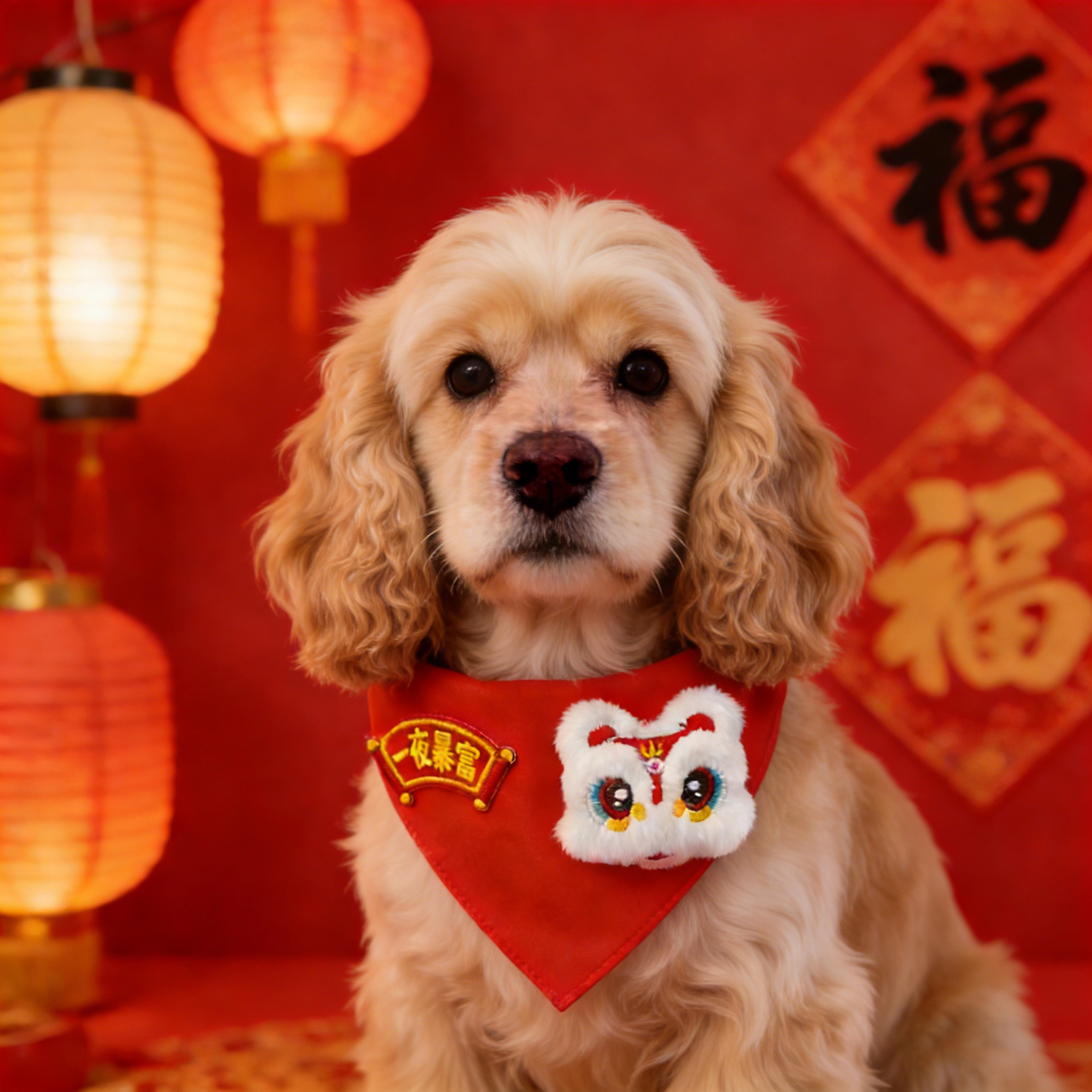 可卡专用狗狗新年围脖口水巾春节宠物可爱围兜喜庆装扮小型犬围巾,宠物/宠物食品及用品,围巾/口水巾,淘宝优惠券,粉丝福利购,淘宝优惠卷