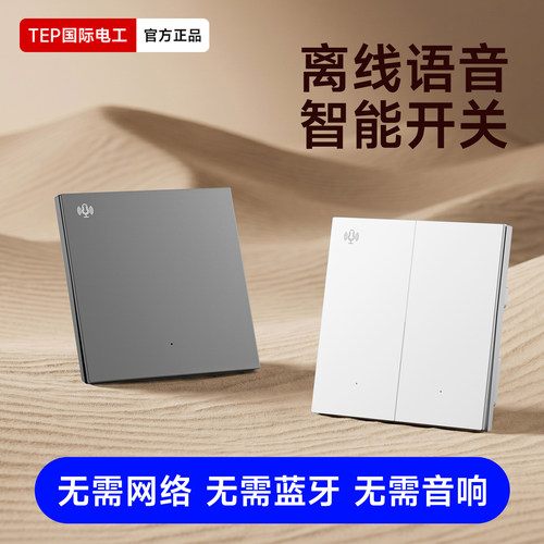 国际电工离线语音智能开关免布线