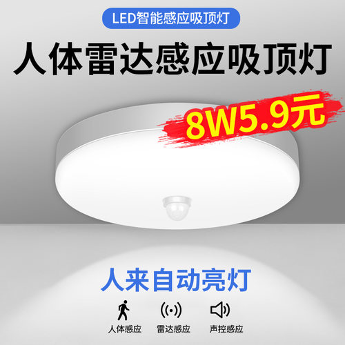 感应吸顶灯玄关灯楼道