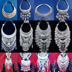 苗族银饰饰品项圈项链配饰侗族盛装新品新款舞蹈个性节日颈部大气