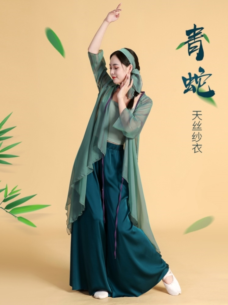 青蛇舞蹈服装中国舞女白娘子前世今生仙女古风古典舞民族舞现代舞