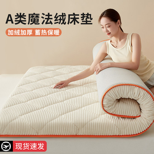 A类抗菌魔法绒床垫褥子保暖垫子