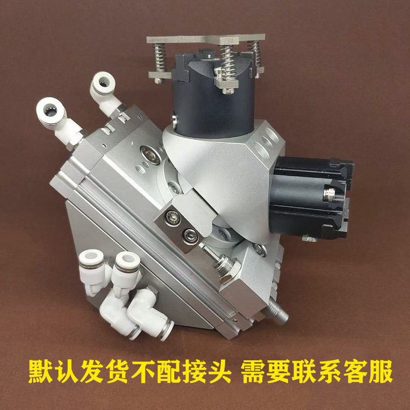 旋转桁架上下料机械手夹持气缸