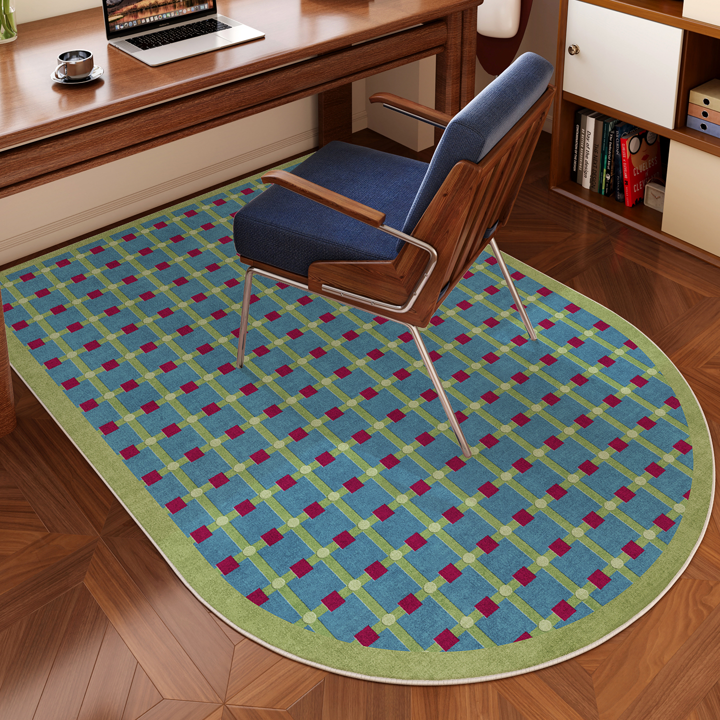 包豪斯椅子地垫书房地毯多巴胺