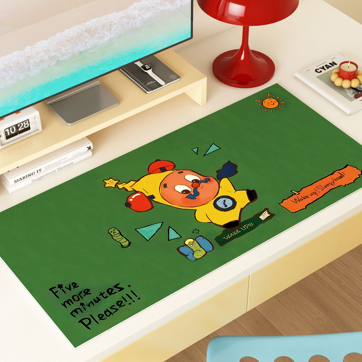 办公桌垫电脑鼠标垫一擦即净皮革