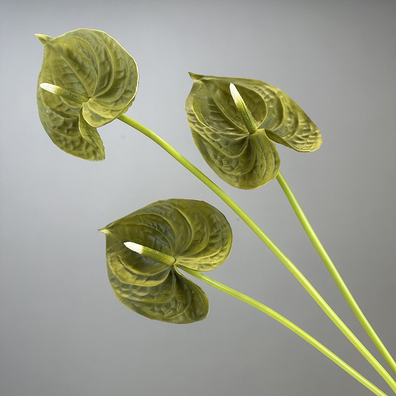 PU红掌仿真花3D手感火鹤