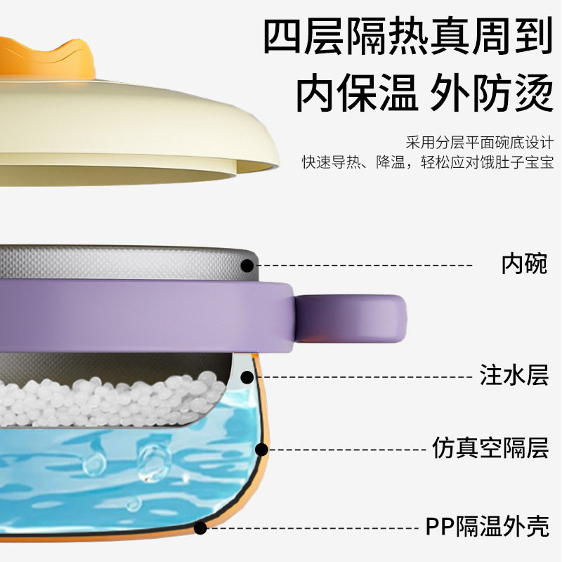 新款婴儿辅食碗宝宝专用