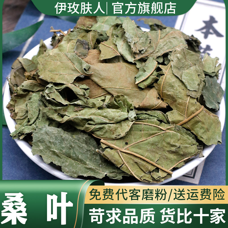 桑叶中药材可泡水代磨粉
