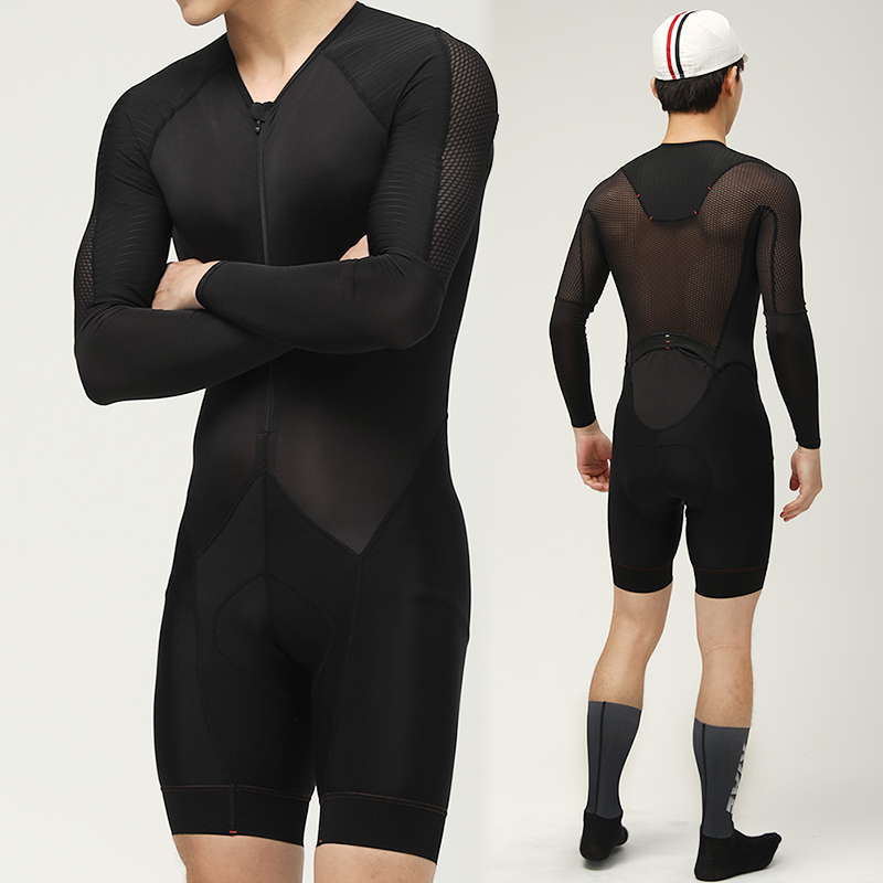 KIAE公路自行车骑行服春夏长袖防晒网眼破风轻量连体服透气男女款