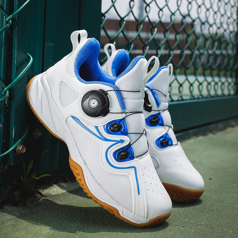 专业儿童羽毛球鞋男女款中大童运动鞋防滑透气耐磨训练鞋跨境款