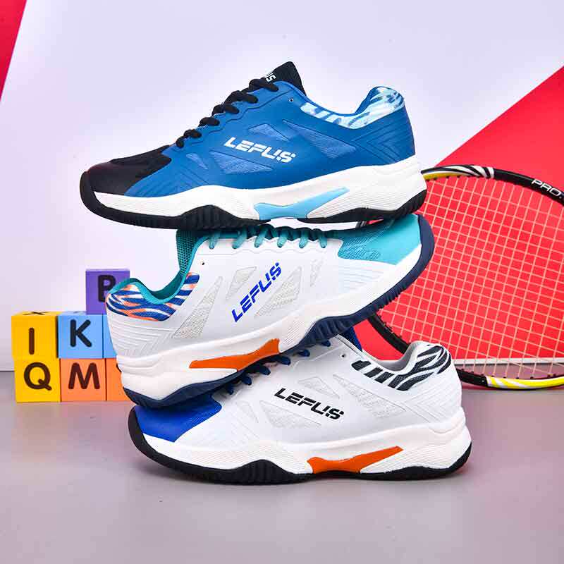 雷弗斯专业网球鞋男女款正品超轻四代夏季透气乒乓羽毛球训练鞋