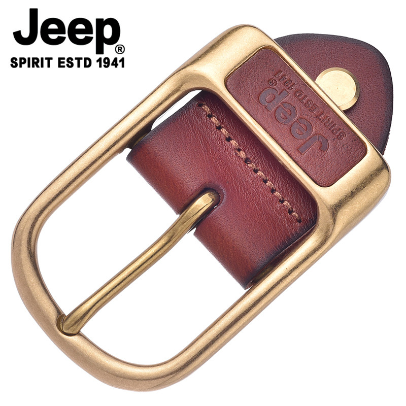 JEEP  가죽 벨트 버클 헤드 솔리드 구리 버클 클립 38CM 액세서리 구리 헤드 레이어 소 가죽 벨트 버클 수도꼭지