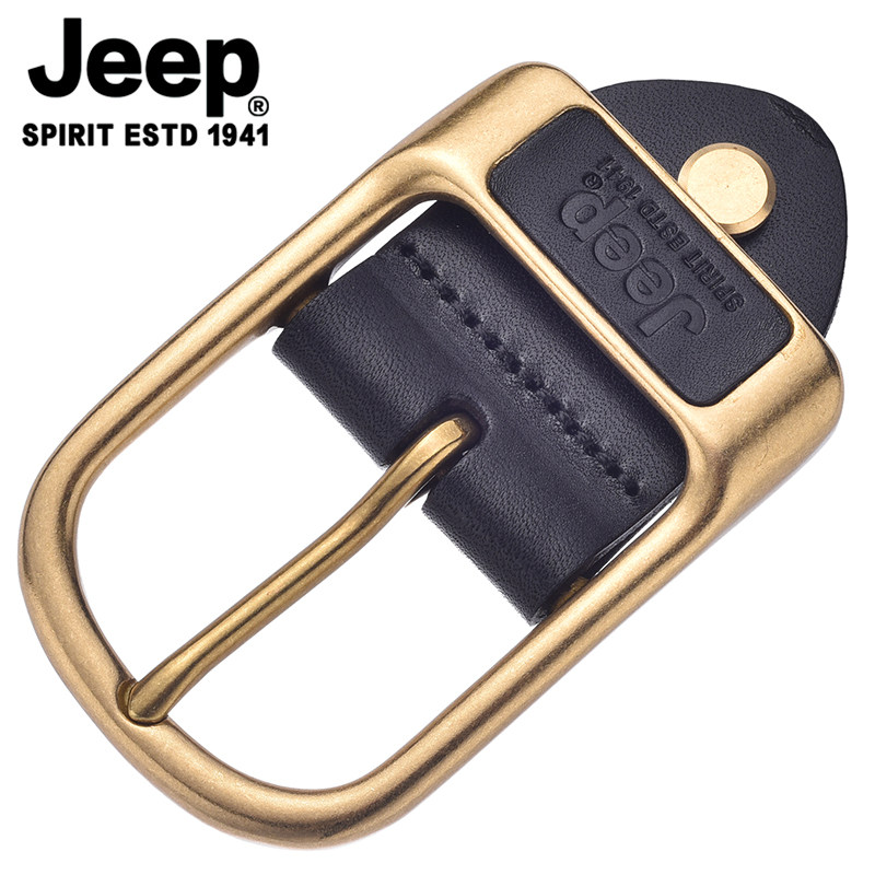 JEEP  가죽 벨트 버클 헤드 솔리드 구리 버클 클립 38CM 액세서리 구리 헤드 레이어 소 가죽 벨트 버클 수도꼭지