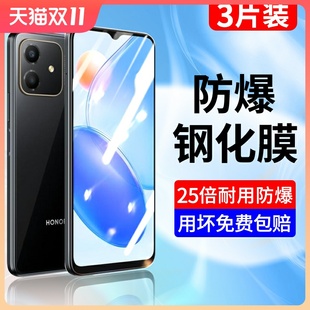 适用荣耀play6c钢化膜play6c手机膜全屏覆盖新款 华为honor抗蓝光全包边piay全胶防摔5g高清玻璃paly保护贴膜