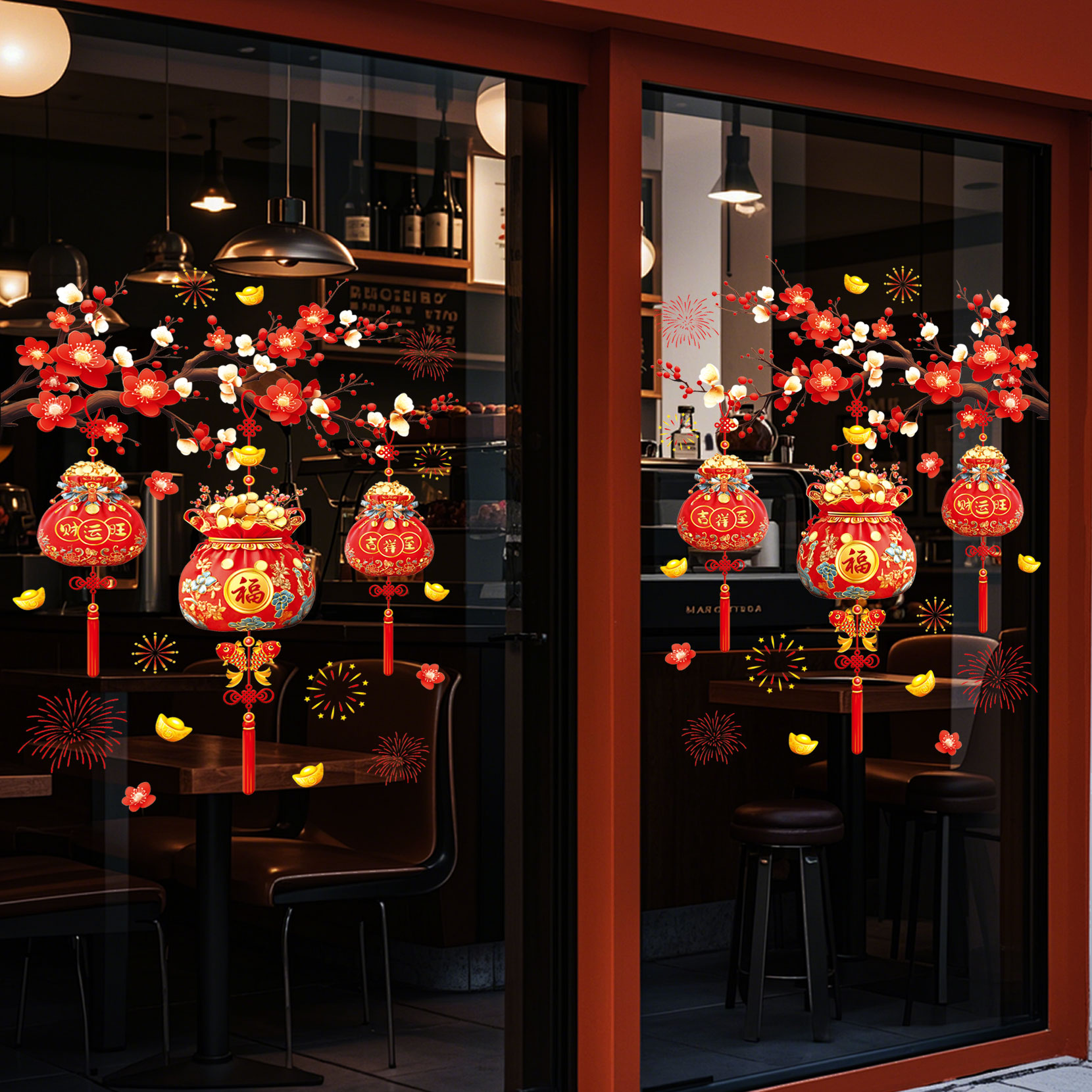 【好贴不掉】2026马年新款窗花贴