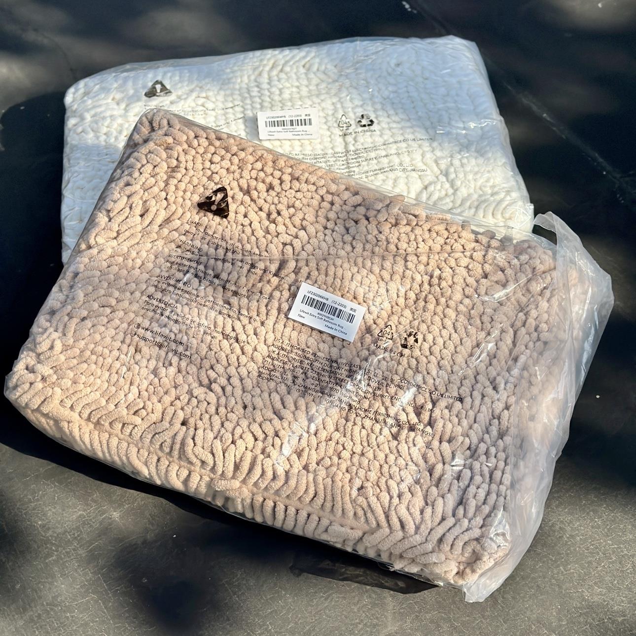 白菜价 出口老美的雪尼尔防滑吸家用脚垫