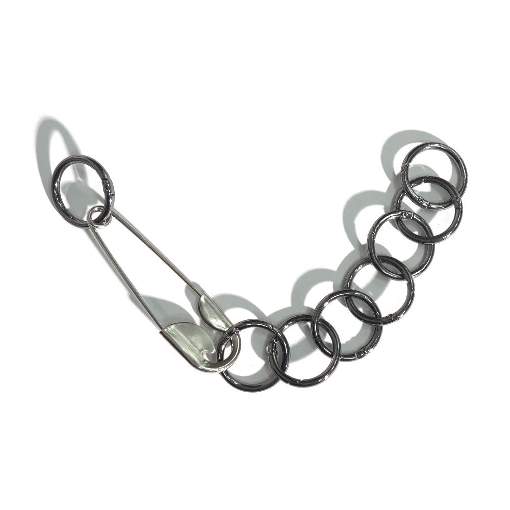 UUCSCC嘻哈潮牌腰链个性不锈钢包包服装挂链时尚ins潮流裤链配饰