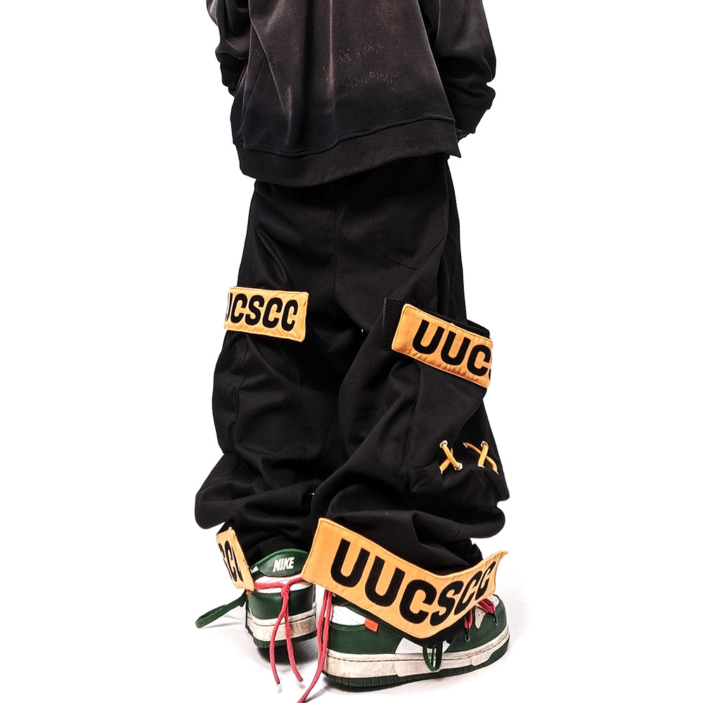 潮牌宽松工装多口袋运动裤