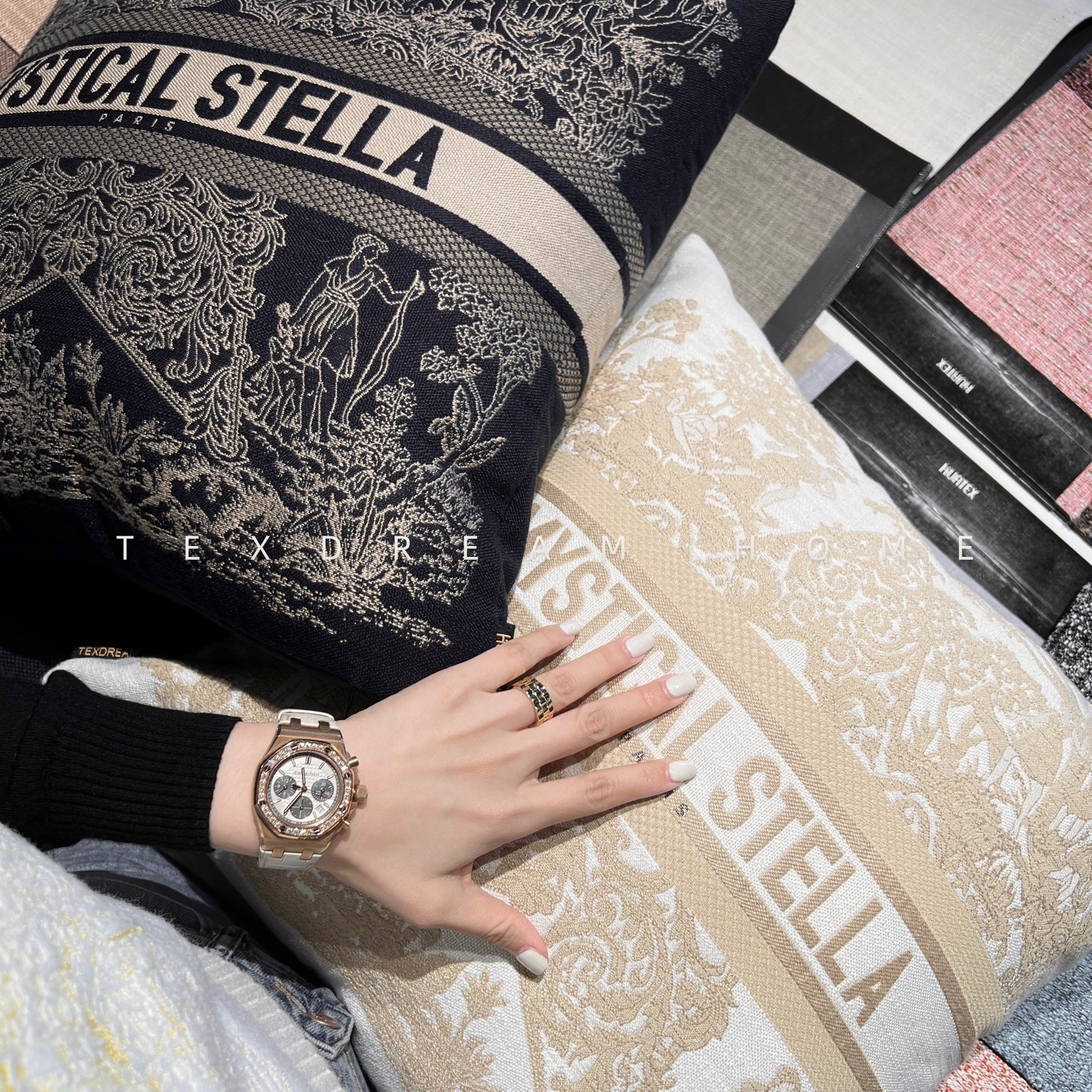 Texdream复古抱枕客厅靠垫